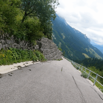 Passo del Cason di Lanza – herausfordernd und immer wieder von Sperrungen betroffen