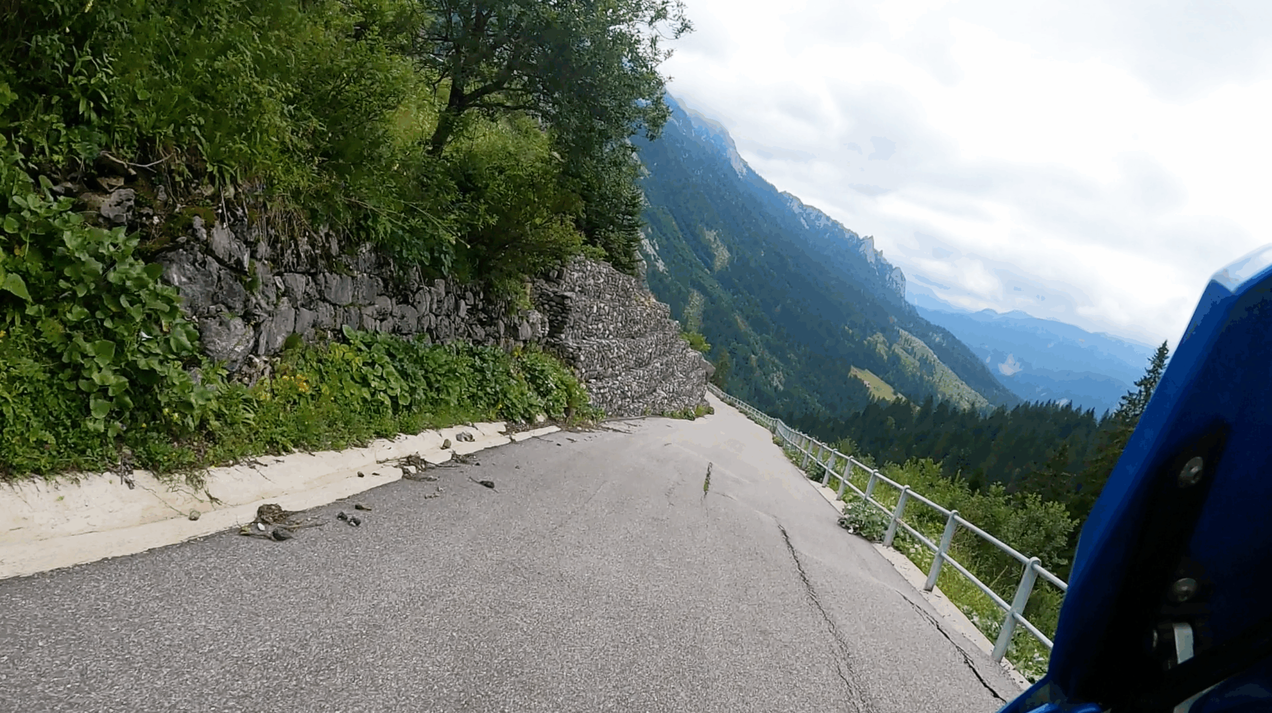 Passo del Cason di Lanza Strecke Ost Alpenpässe Atlas motorradtouren